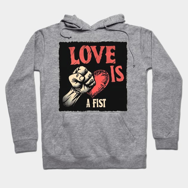 Love is a Fist for fans of Mr. Bungle Hoodie by eggparade